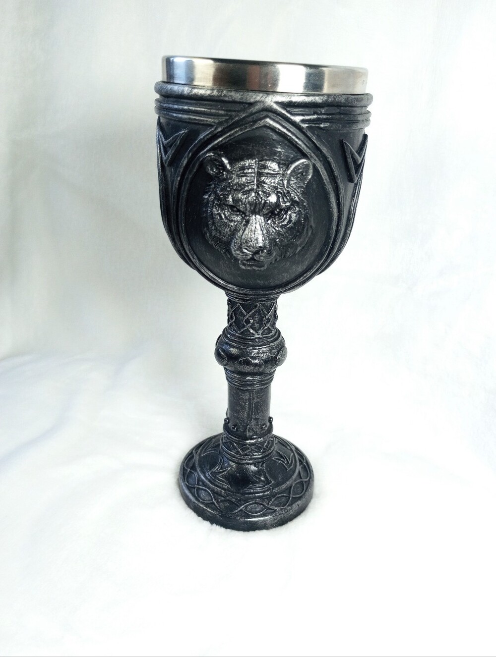 Medieval Ebros Brazen Goblet Alchemy Tiger Chalice Whimsigoth Gauntlet Witchcore